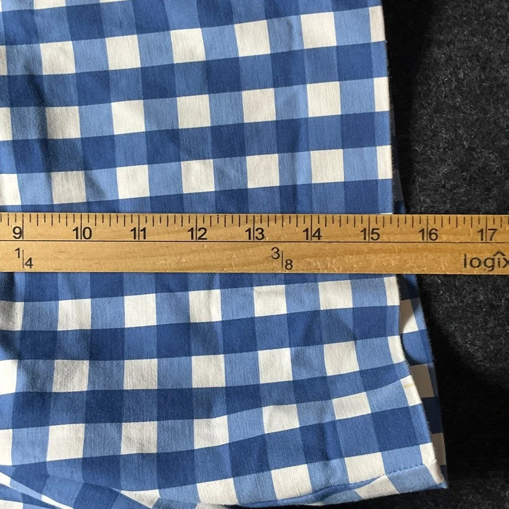 Boden Gingham Shorts Womens 4 Blue Classic Preppy Coastal Tailored Nautical
